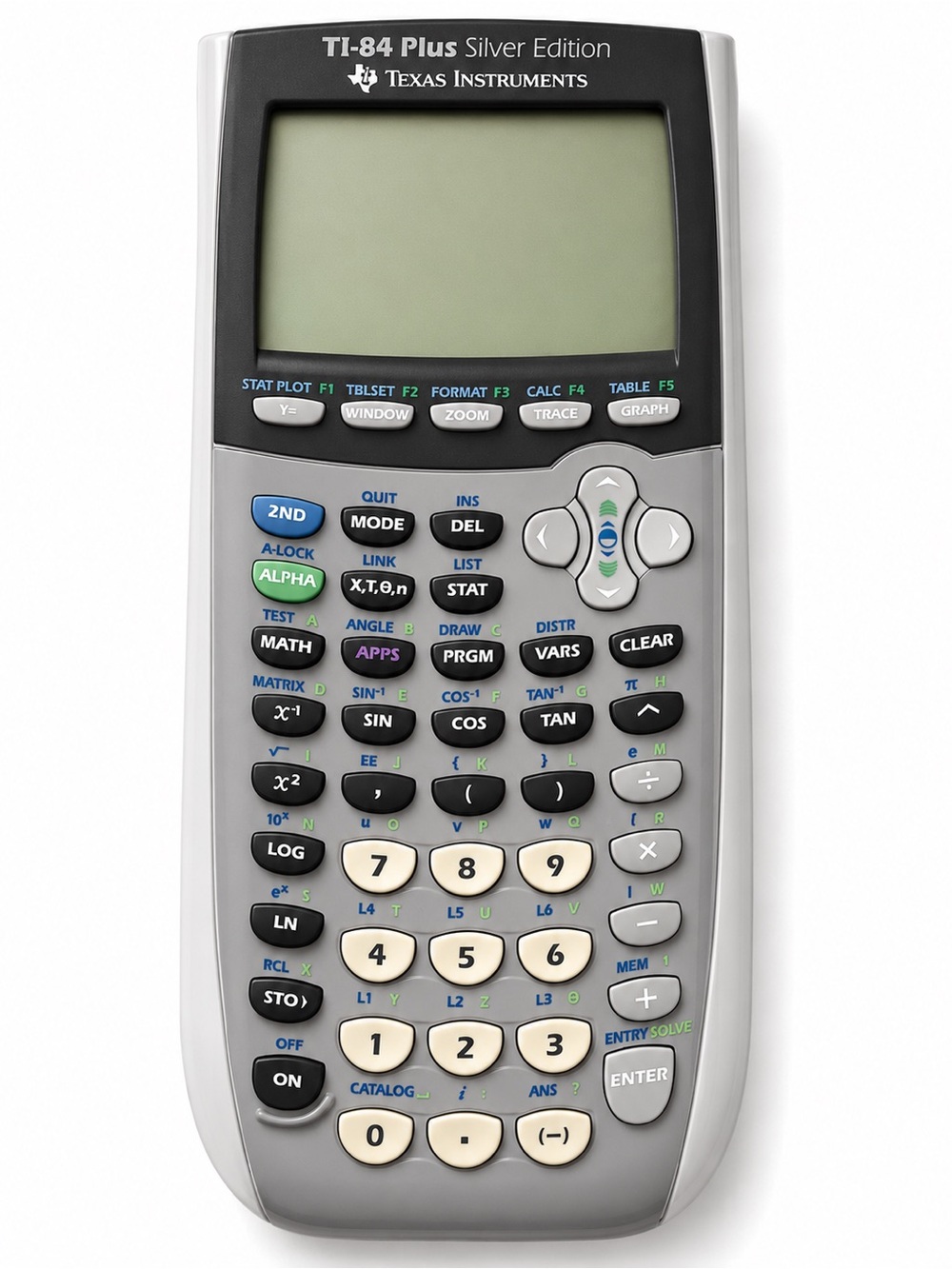 Texas Instruments TI-84 Plus Silver Edition Graphing Calculator